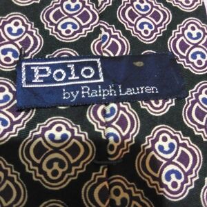Polo by Ralph Lauren Navy Patterned Tie